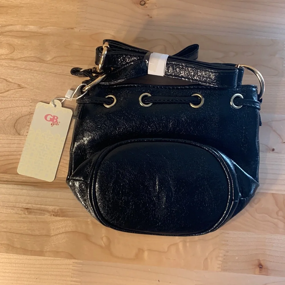 Girls Black Patent Leather Purse NIB/NWT